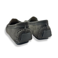 Charcoal Grey Suede Driving Shoes