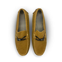 Mustard Leather Driving Shoes