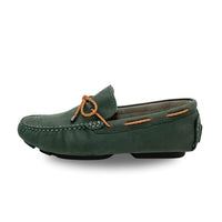Racing Green Suede Driving Shoes