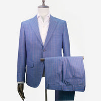 Linen Wool Contrast Stripe suit