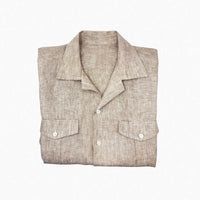 Earth Tone Safari Linen Shirt