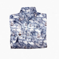 Graphic One Piece Collar Shirt