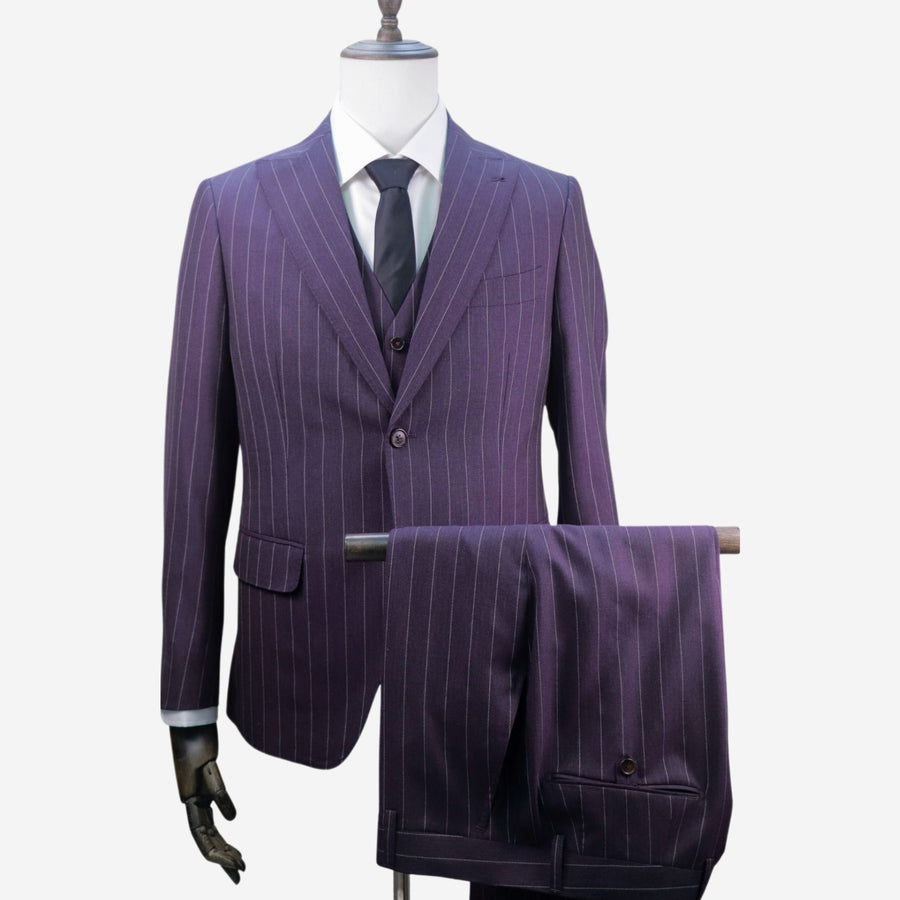 Holland and Sherry Cool Breeze Stripe Suit