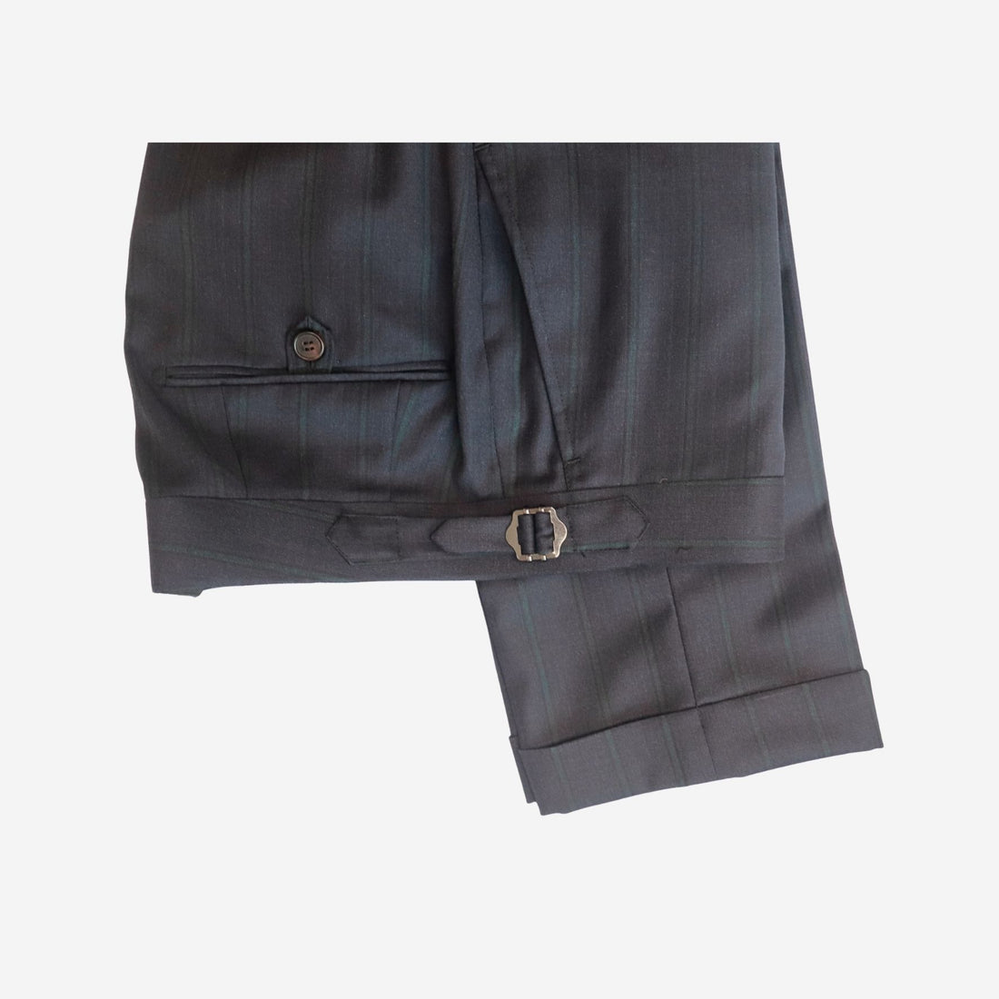 Marzoni 140's Emerald Green Stripe Suit