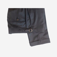 Marzoni 140's Emerald Green Stripe Suit