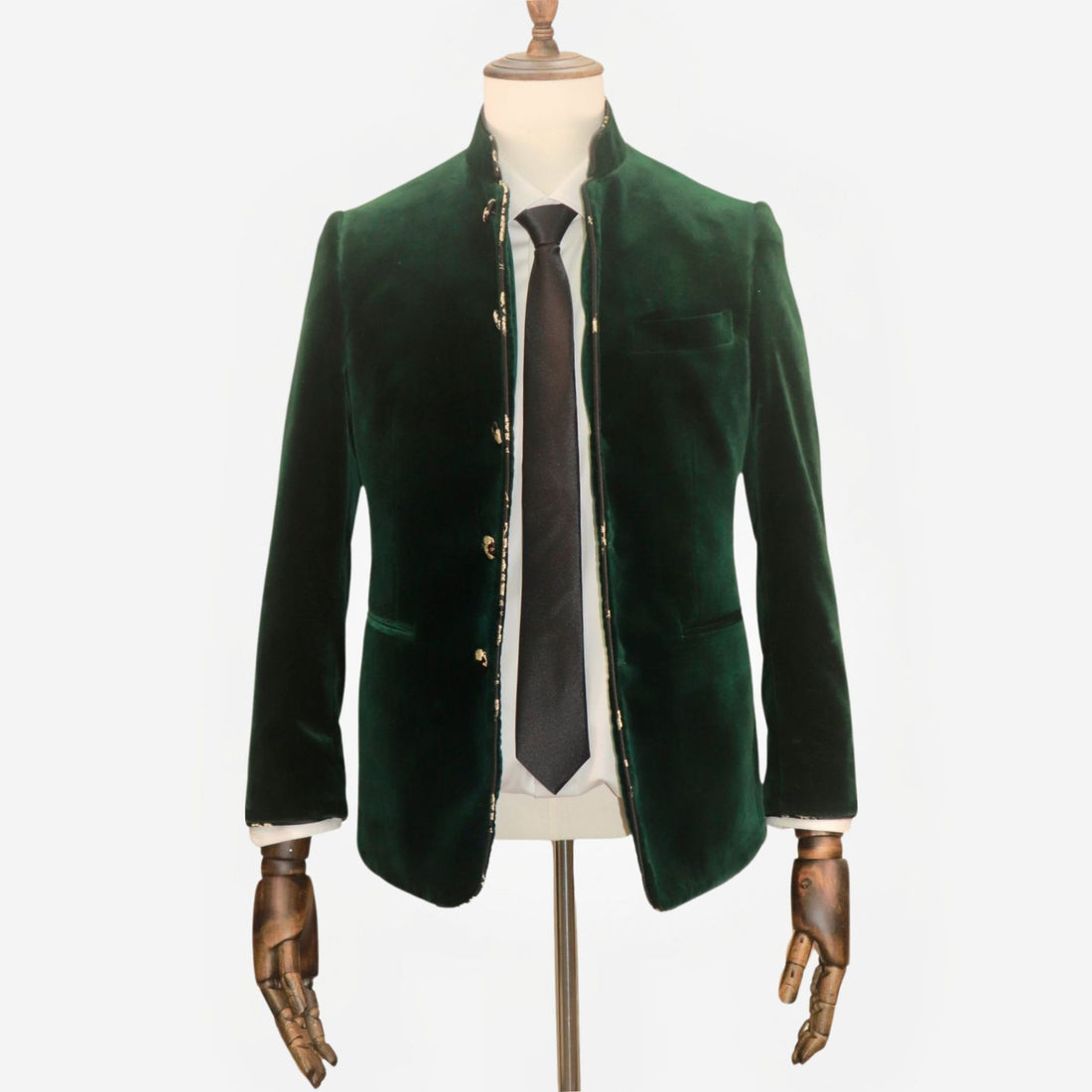 Marzoni Velvet Mandarin Jacket