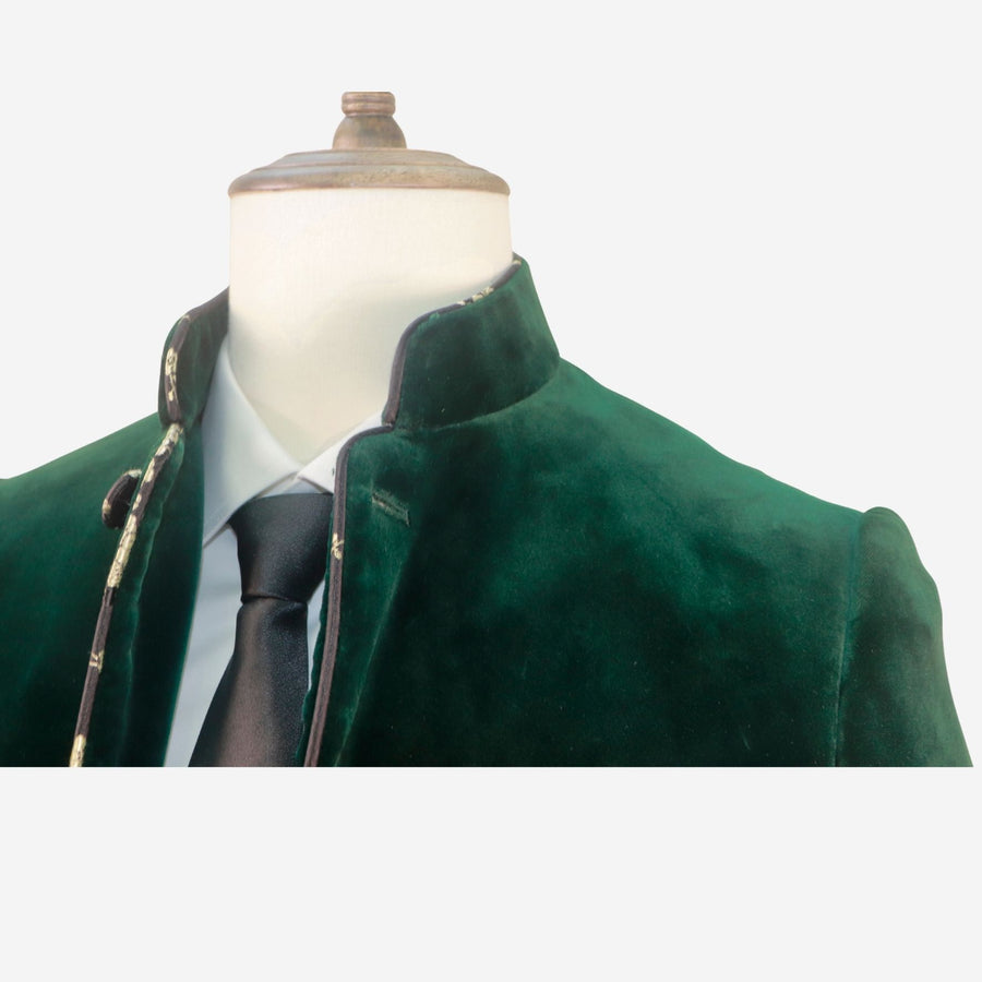 Marzoni Velvet Mandarin Jacket