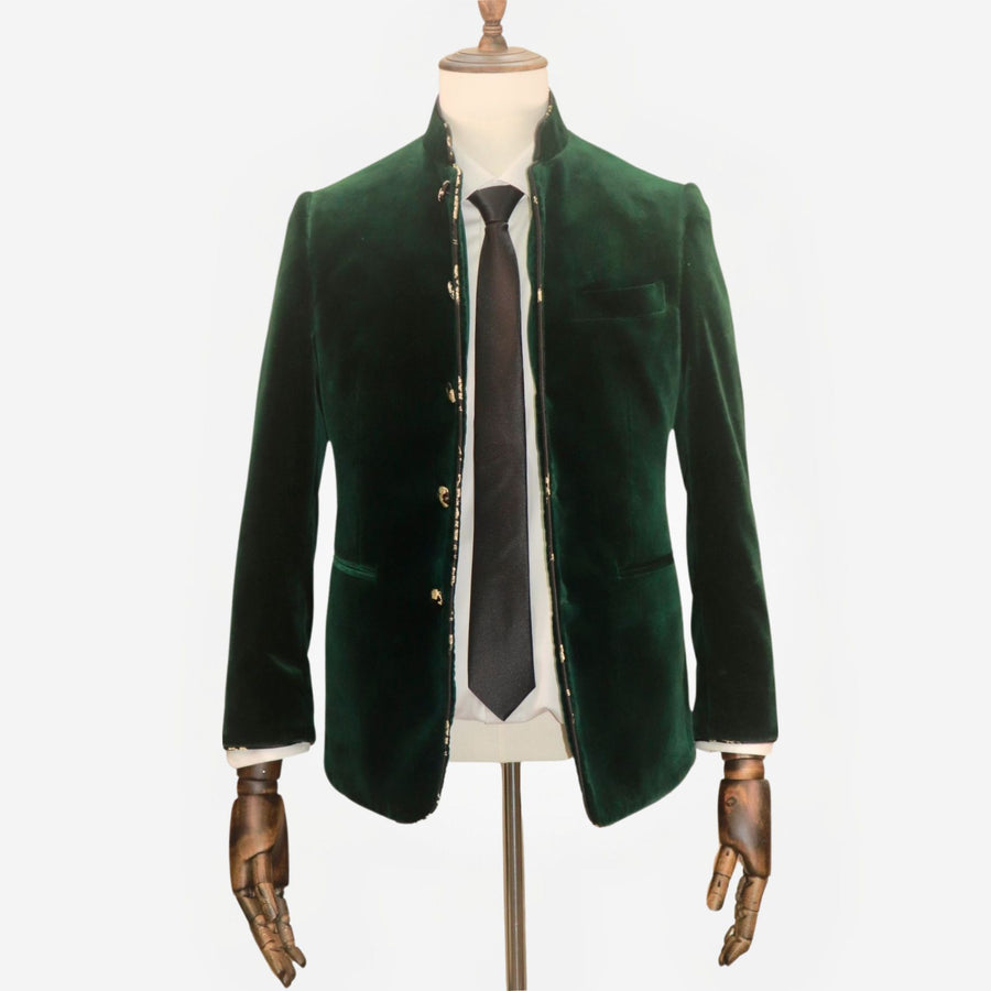 Marzoni Velvet Mandarin Jacket