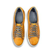 Burnt Orange Leather Sneaker