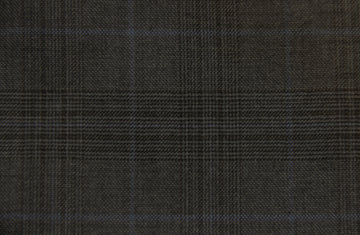 Cerruti Nobility 150's AAAAA (Grey with Blue Check)