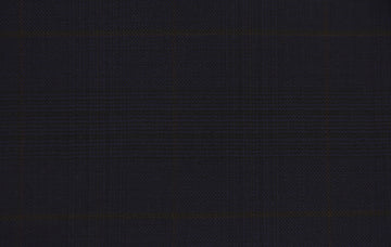 Cerruti Nobility 150's AAAAA (Navy with Citrus Check)