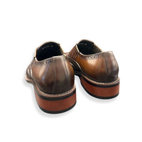Gradient Brown Slip On Brogue
