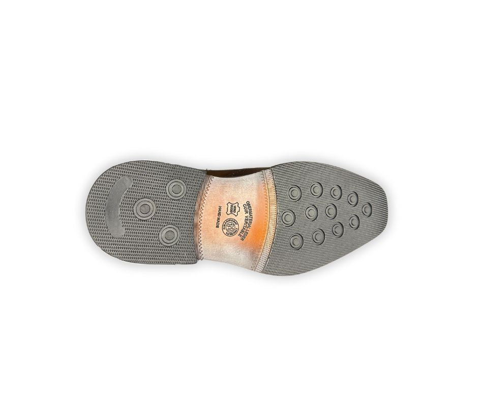 Gradient Brown Slip On Brogue