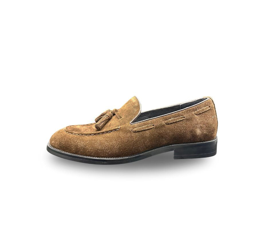 Brown Suede Loafer