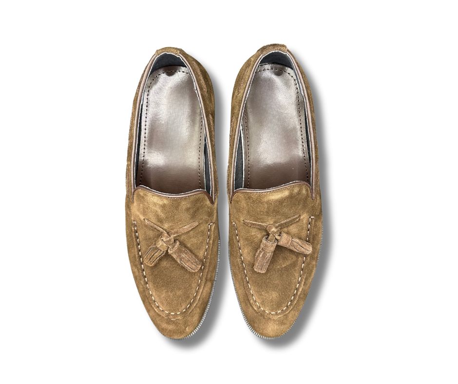 Brown Suede Loafer