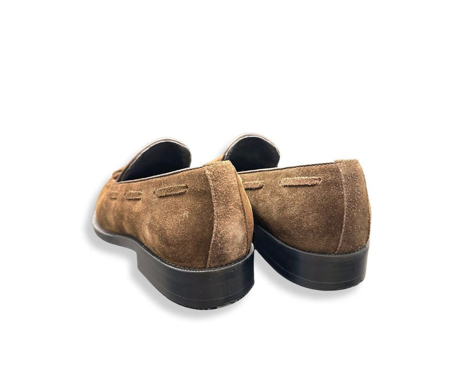 Brown Suede Loafer