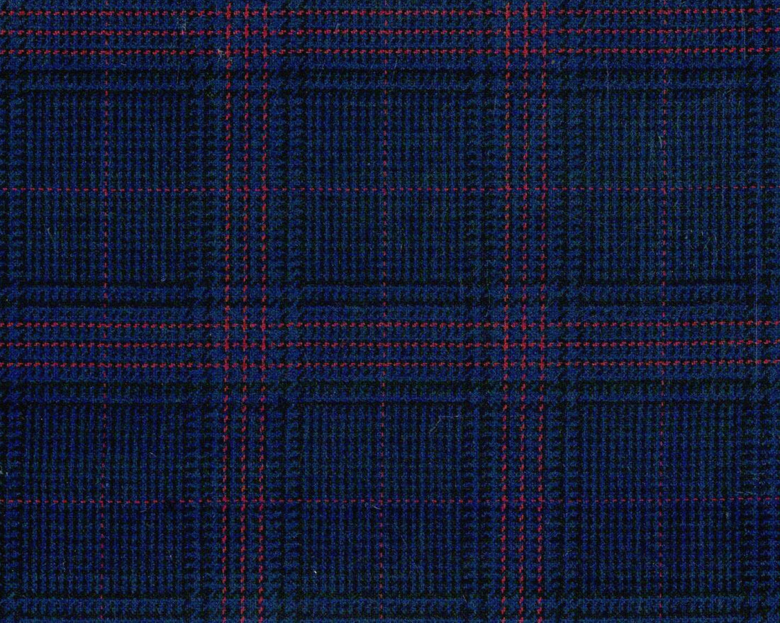 Mayfair- Blue W/Raspberry Check