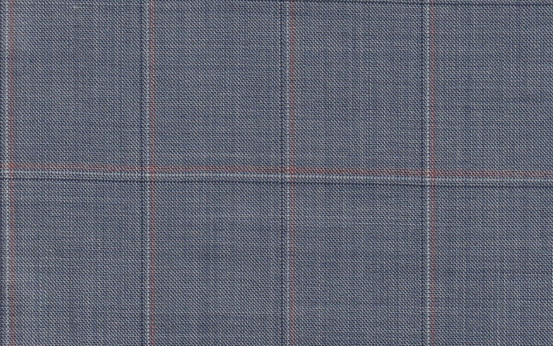 Caesar Romeo- Blue Ash Grey Windowpane