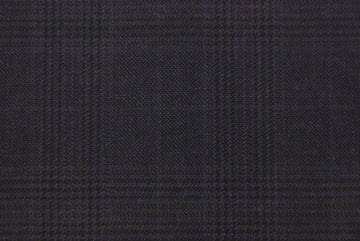Holland & Sherry Swan Hill (Navy/Aubergine Check)