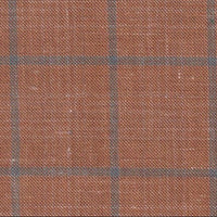 橙色配藍色玻璃窗格紋