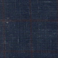 海軍藍配酒紅色玻璃窗格紋