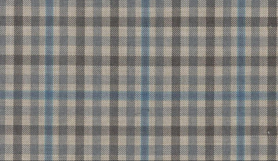 Loro Piana Super 150's- Light Brown Multi Check