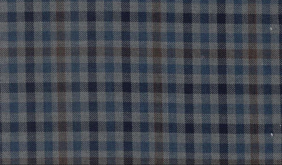 Loro Piana Super 150's- Grey Multi Check