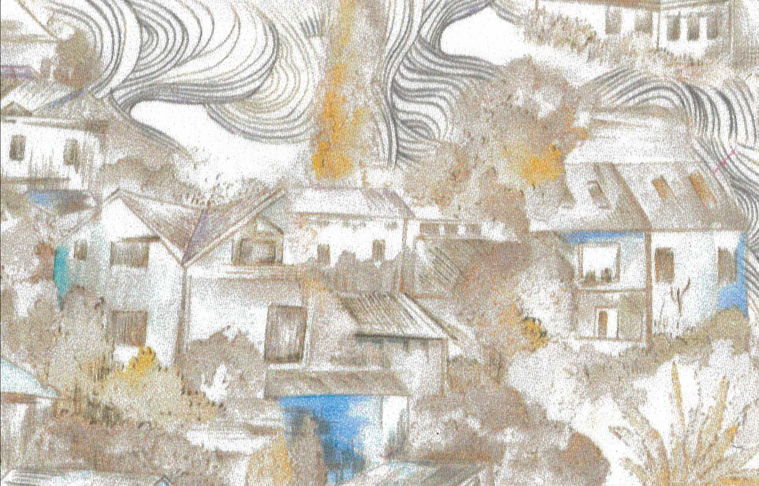 Graphic One Piece Collar Shirt