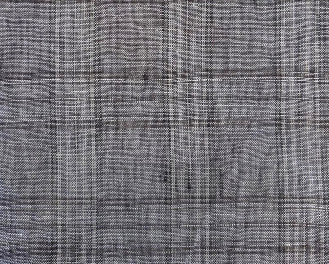 Angelico- Grey Linen Windowpane
