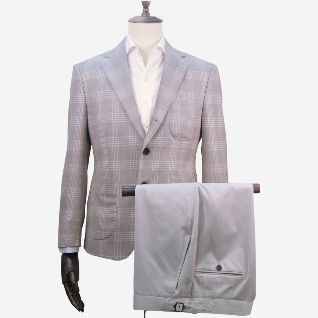 Sergio Benetti Linen Wool Jacket w/ Solid Chino