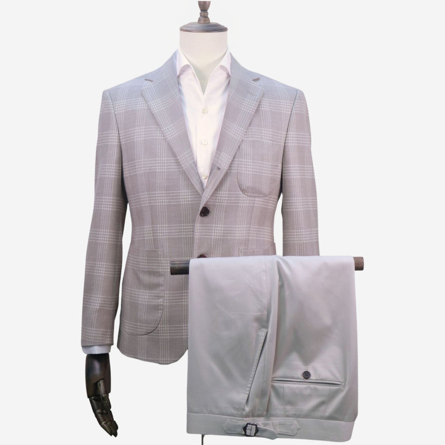 Sergio Benetti Linen Wool Jacket w/ Solid Chino