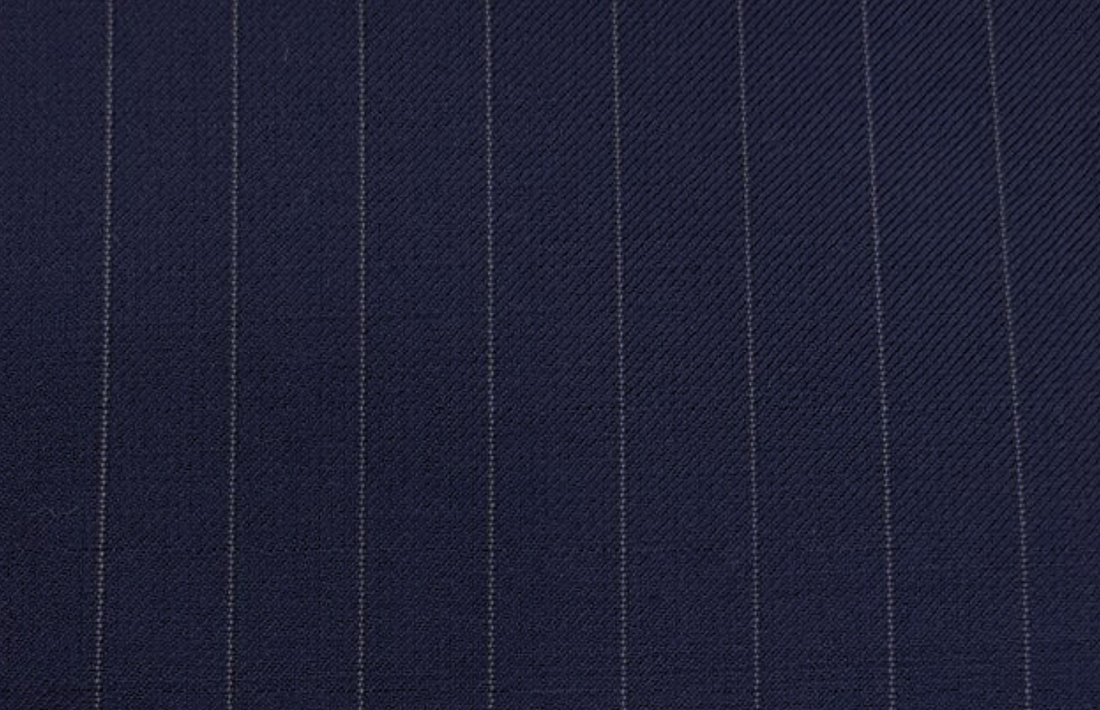 Caesar Romeo- Light Navy Stripe