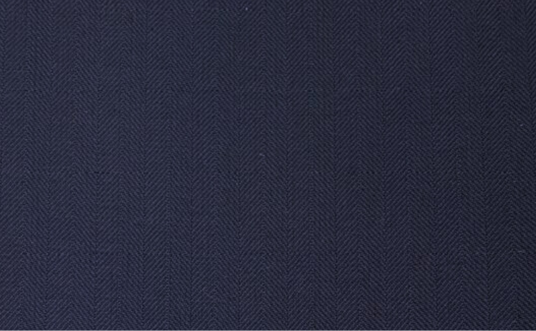 Navy Herringbone
