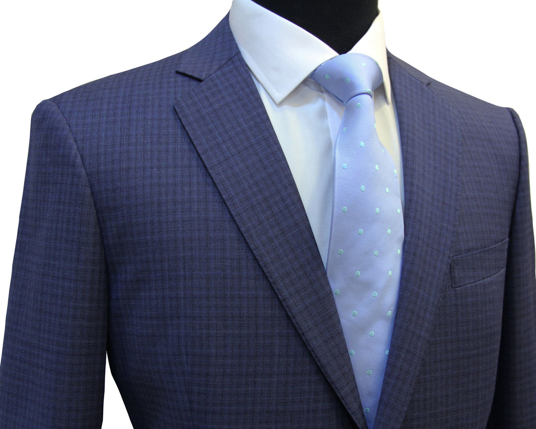 Reda 110's Mini Check Suit