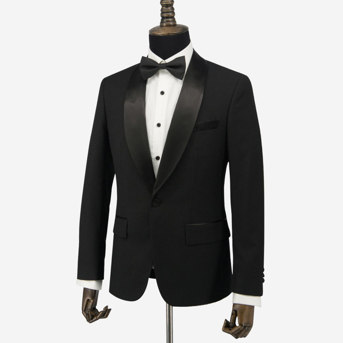 All Wool Black Tuxedo Suit