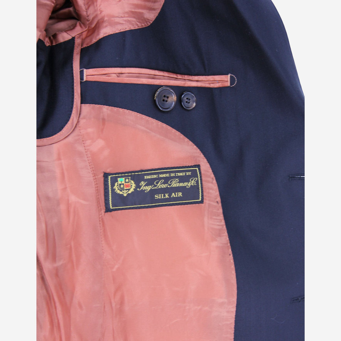 Loro Piana Super 130's Wool & Silk Herringbone Suit