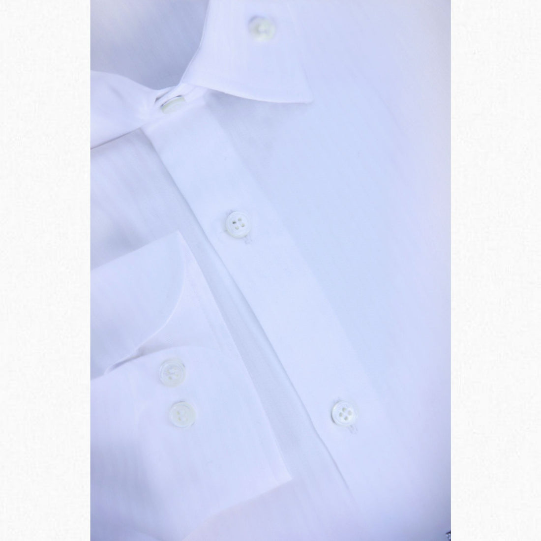 White On White Stripe Shirt
