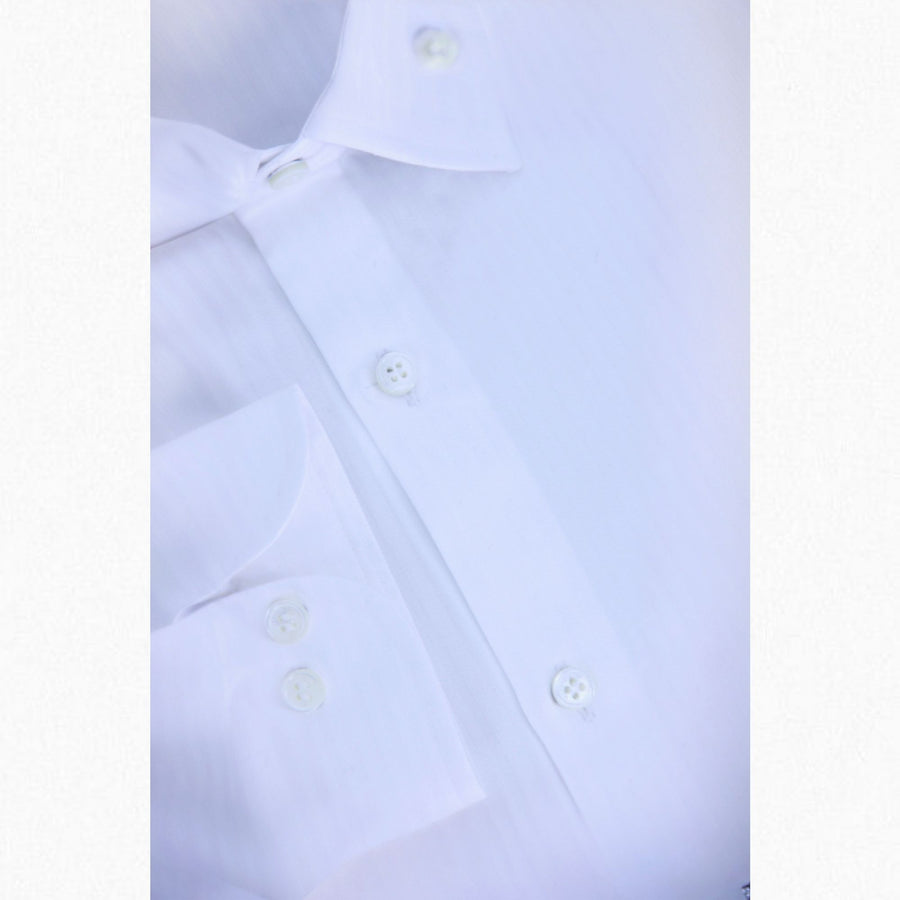 White On White Stripe Shirt
