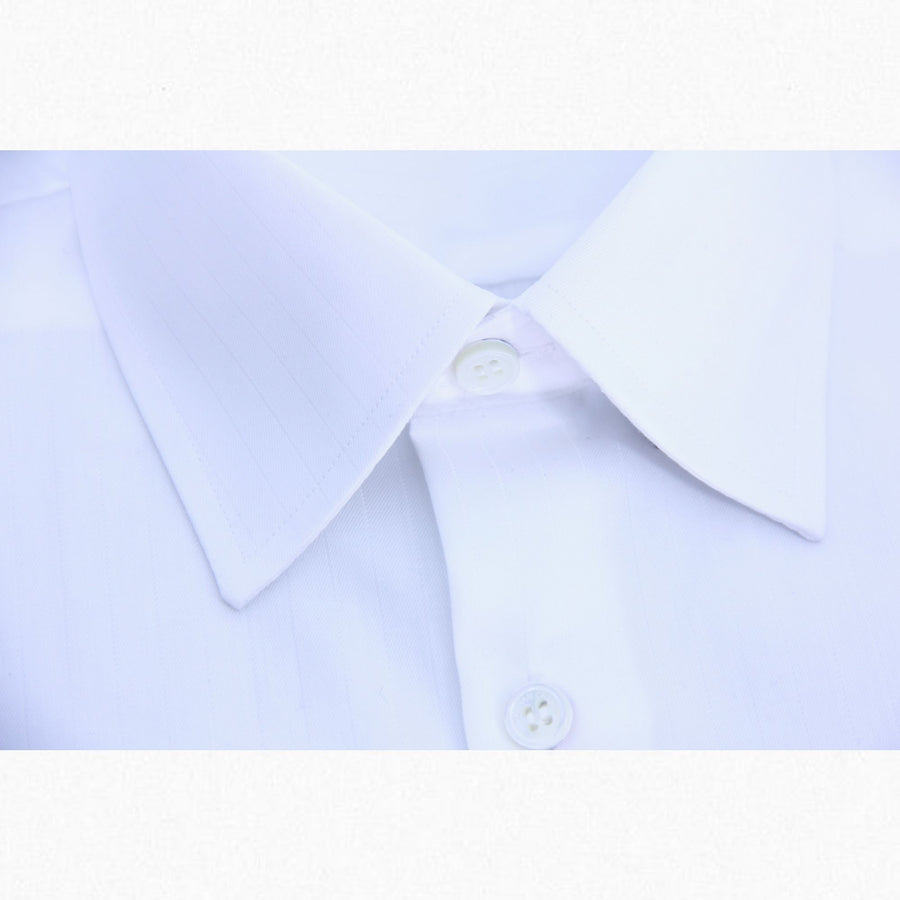 White On White Self-Patterned Shirt