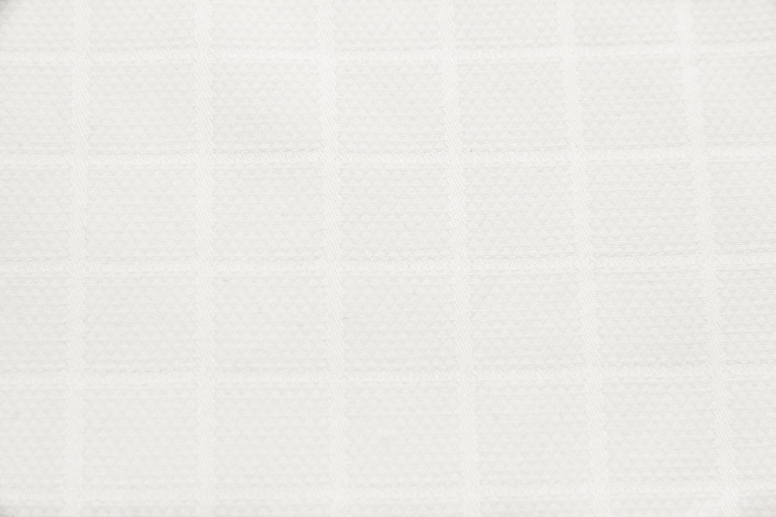 White On White Check Shirt