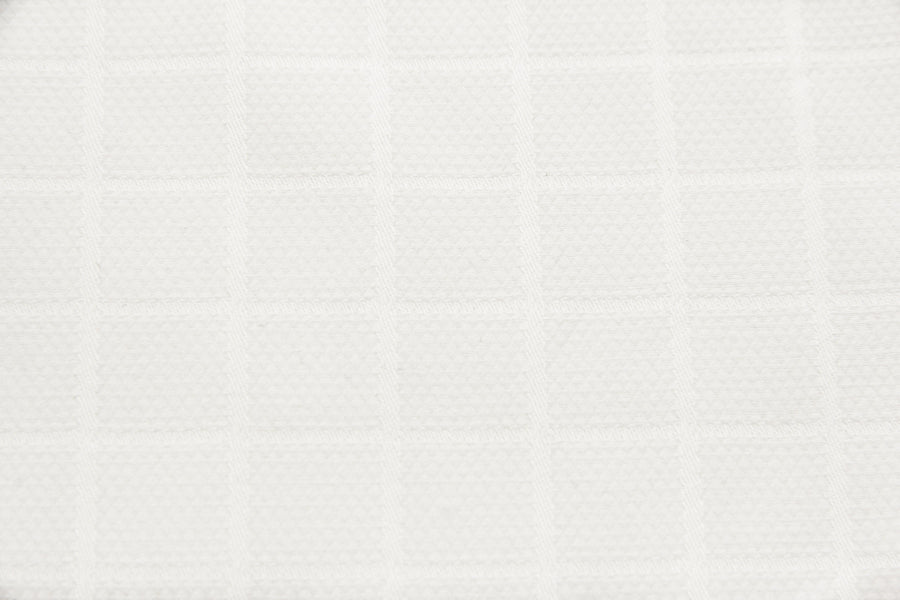 White On White Check Shirt