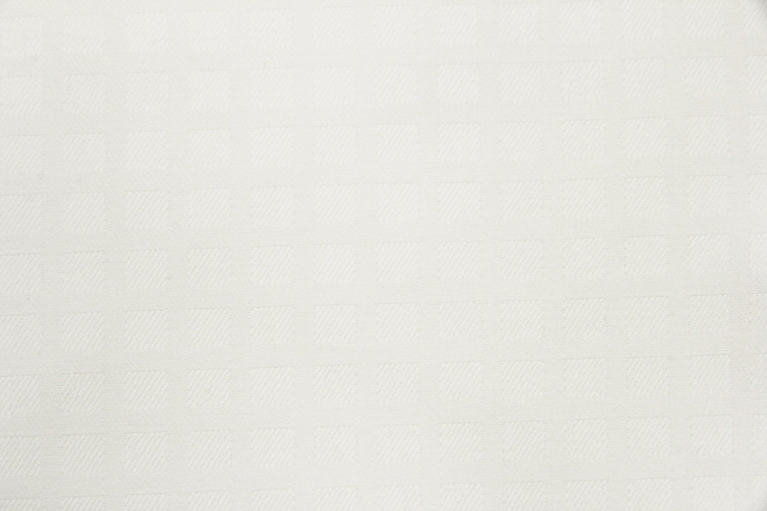 White On White Check Shirt