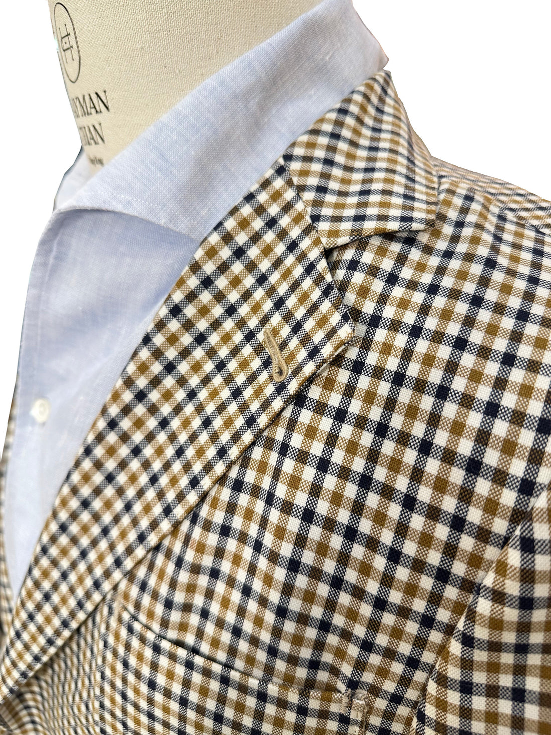 Mini Check Unconstructed Jacket