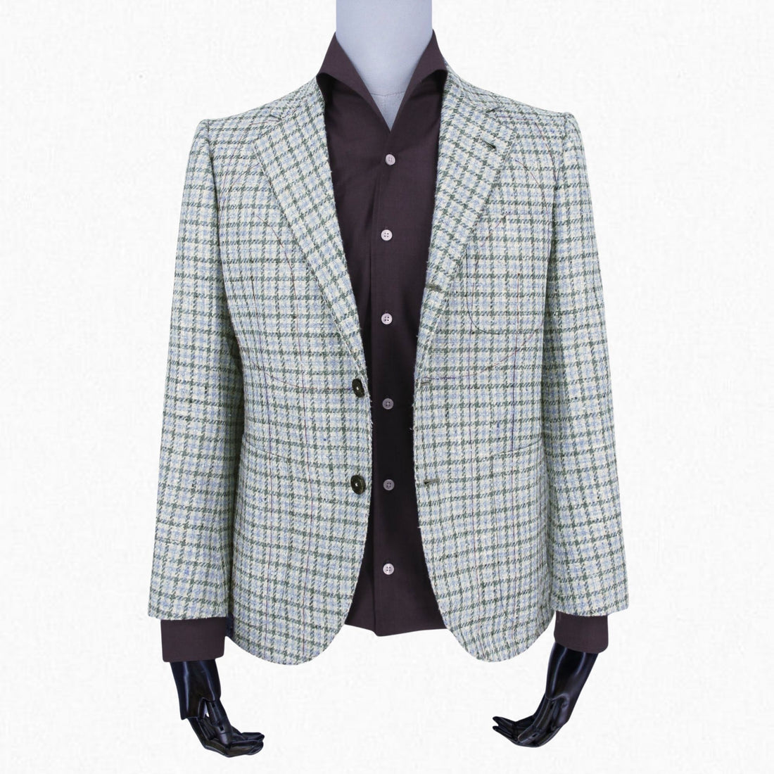 Cerruti Oxygen Silk Wool (Multi Colour Houndstooth)