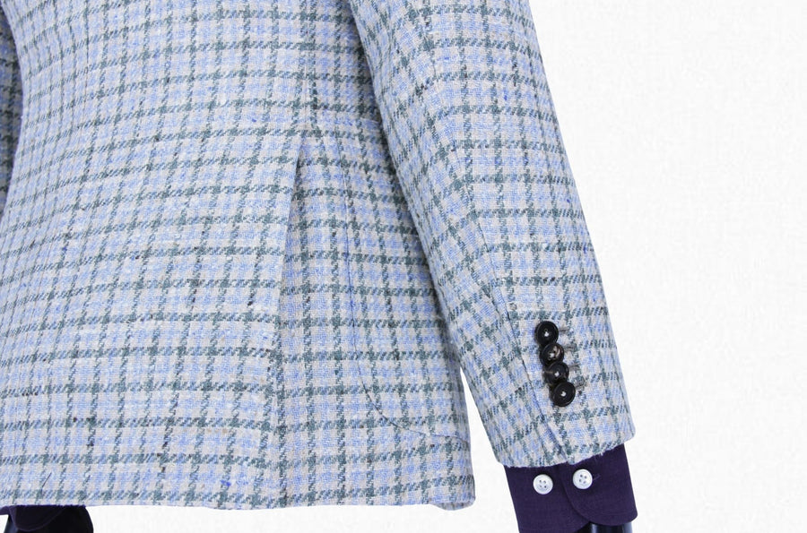 Cerruti Oxygen Silk Wool (Multi Colour Houndstooth)