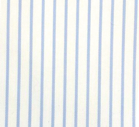 Baby Blue Chalk Stripe