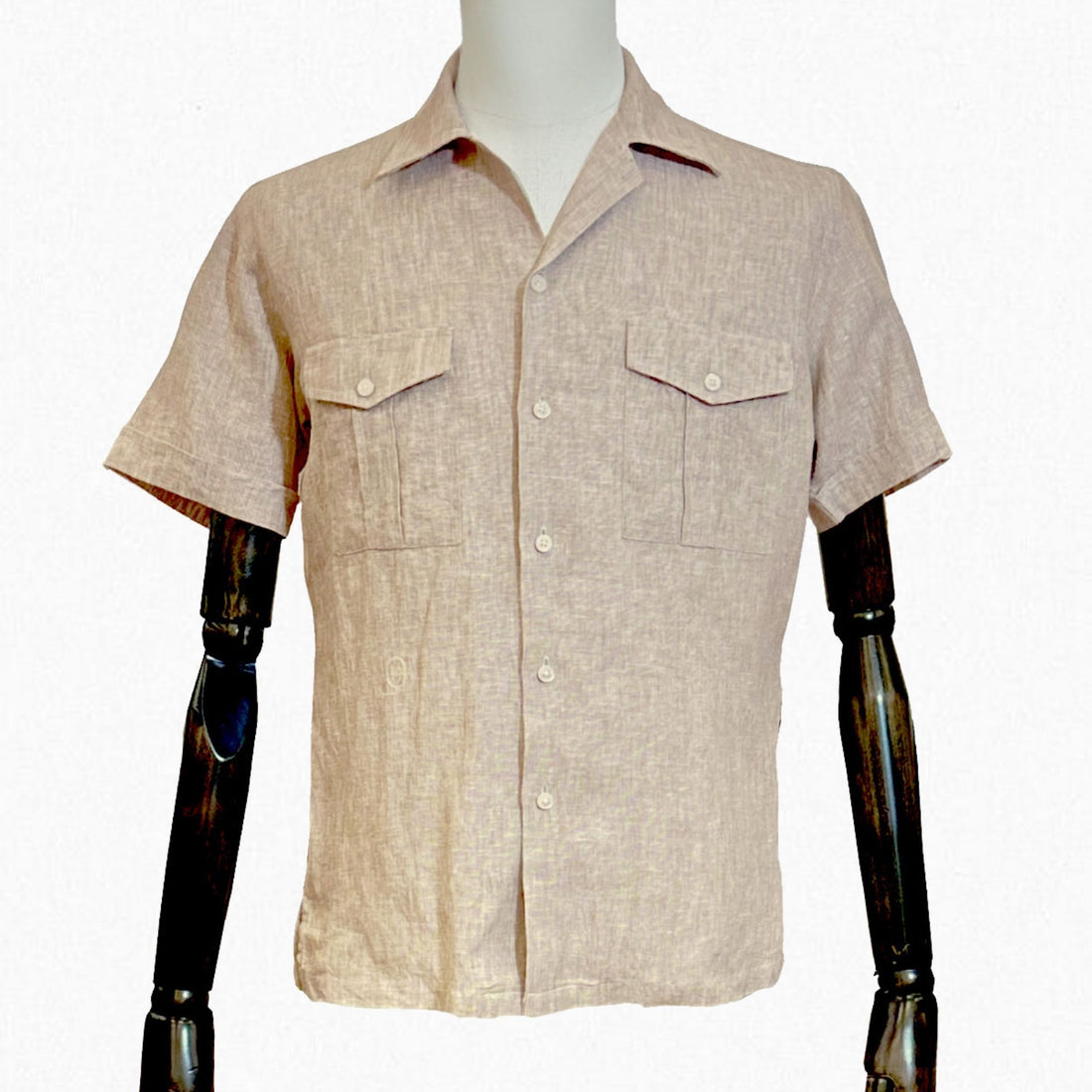 Earth Tone Safari Linen Shirt