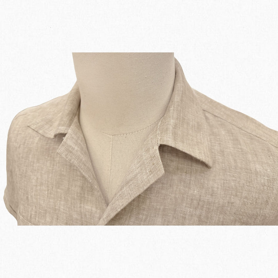 Earth Tone Safari Linen Shirt