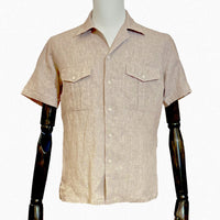 Earth Tone Safari Linen Shirt