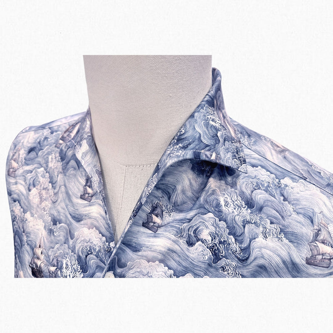 Graphic One Piece Collar Shirt